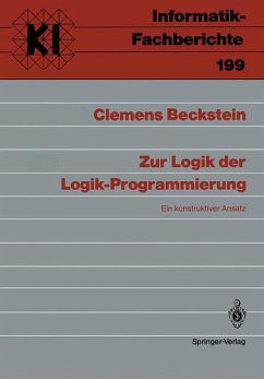 Zur Logik der Logik-Programmierung - Beckstein, Clemens