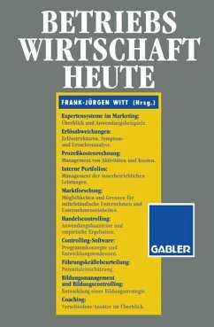 Betriebswirtschaft Heute - Witt, Frank-Jürgen