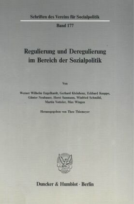Regulierung und Deregulierung im Bereich der Sozialpolitik. Regulierung und Deregulierung im Bereich der Sozialpolitik.