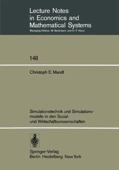 Simulationstechnik und Simulationsmodelle in den Sozial- und Wirtschaftswissenschaften - Mandl, C.E.