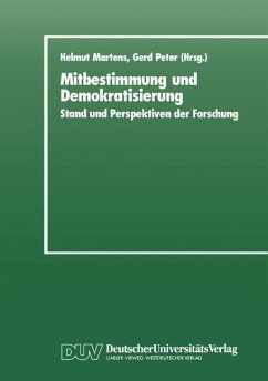 Mitbestimmung und Demokratisierung