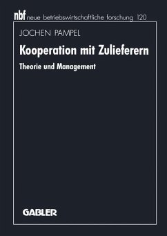 Kooperation mit Zulieferern - Pampel, Jochen