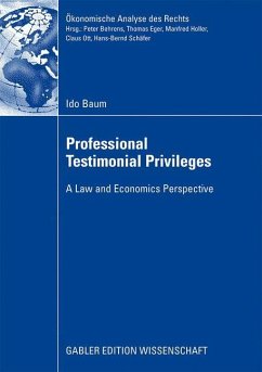 Professional Testimonial Privileges - Baum, Ido