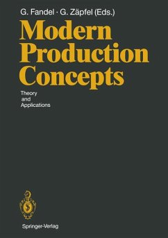 Modern production concepts. theory and applications , proceedings of an International Conference, Fernuniversität, Hagen, FRG, August 20 - 24, 1990. - Fandel, Günter