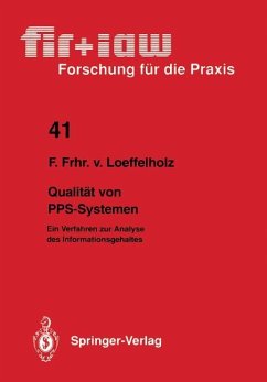 Qualität von PPS-Systemen - Loeffelholz, Friedrich von