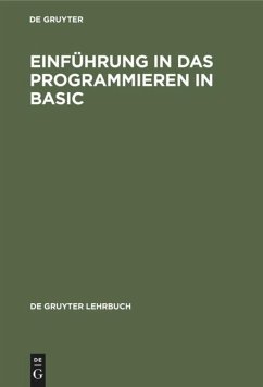 Einführung in das Programmieren in BASIC - Mägerle, Erich W.