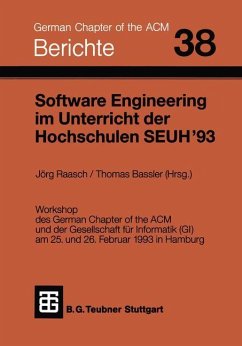 Software Engineering im Unterricht der Hochschulen SEUH ¿93