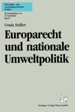 Cover Europarecht und nationale Umweltpolitik