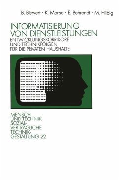 Informatisierung von Dienstleistungen - Monse, Kurt; Behrendt, Erich