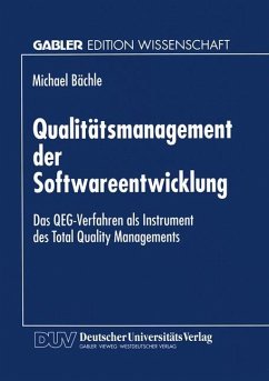 Qualitätsmanagement der Softwareentwicklung - Bächle, Michael