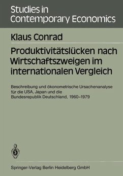 Produktivitätslücken nach Wirtschaftszweigen im internationalen Vergleich - Conrad, Klaus