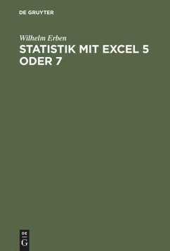 Statistik mit Excel 5 oder 7 - Erben, Wilhelm