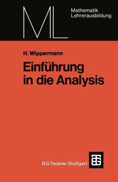 Einführung in die Analysis - Wippermann, Heinrich