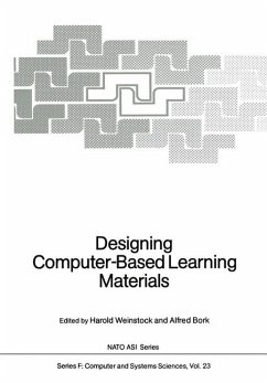 Designing Computer-Based Learning Materials. [Proceedings San Miniato in Italy 1985]. - Weinstock, Harold / Bork, Alfred (eds)