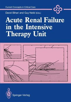 Cover Acute renal failure in the intensive therapy unit. Current concepts in critical care
