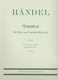 Sonaten aus op.1 Band 1 (1a, 1b, 5, 9) für Flöte und Bc Sonaten aus op.1 Band 1 (1a, 1b, 5, 9) für Flöte und Bc