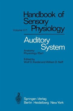 Handbook Of Sensory Physiology : Volume V/1 : Auditory System : Anatomy : Physiology (Ear) : (Text Englisch)