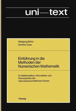 Einführung in die Methoden der Numerischen Mathematik - Böhm, Wolfgang