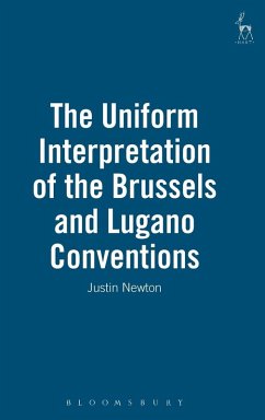 Cover Uniform Interpretation of the Brussels and Lugano Conventions
