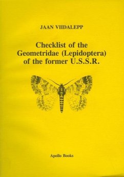 Check List of the Geometridae of the Former U.S.S.R. - Viidalepp, Jaan