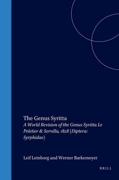 The Genus Syritta: A World Revision of the Genus Syritta Le Peletier & Servilla, 1828 (Diptera: Syrphidae) - Lyneborg, Leif; Barkemeyer, Werner