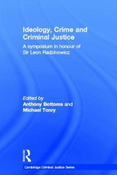 Ideology, Crime and Criminal Justice