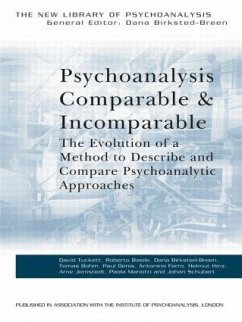 Psychoanalysis Comparable and Incomparable - Tuckett, David (University College London, UK)
