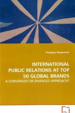 International Public Relations at Top 50 Global Brands - Waiyachote, Pitchpatu