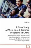 A Case Study of Web-based Distance Programs in China