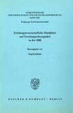 Erziehungswissenschaftliche Disziplinen und Forschungsschwerpunkte in der DDR. Erziehungswissenschaftliche Disziplinen und Forschungsschwerpunkte in der DDR.