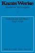 Vorkritische Schriften I 1747-1756 - Bild 1