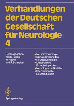 Neuroimmunologie Spinale Krankheiten Neuropsychologie Metabolische Enzephalopathien Neurologische Notfalle Interventionelle Neuroradiologie Poeck, Klaus; Hacke, Werner and Rolf Schneider
