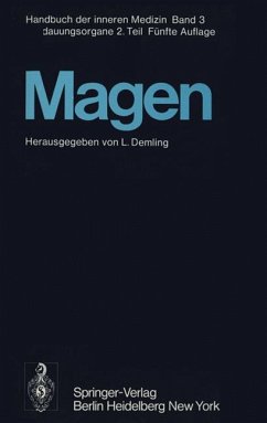 Handbuch Der Inneren Medizin, Band 3:Verdauungsorgane, Teil 2. Magen - BUCH - Demling, L.