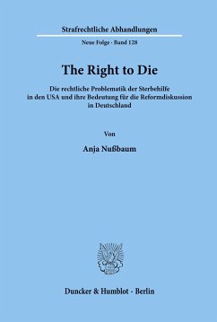 The Right to Die. - Nußbaum, Anja