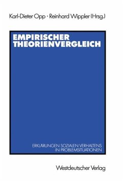 Empirischer Theorienvergleich - Opp, Karl-Dieter