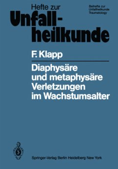 Diaphysäre und metaphysäre Verletzungen im Wachstumsalter - Klapp, F.