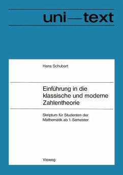Cover Einführung in die klassische und moderne Zahlentheorie