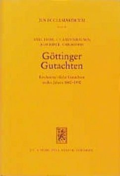 Göttinger Gutachten I - Campenhausen, Axel von;Christoph, Joachim E.