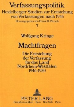 Machtfragen - Kringe, Wolfgang