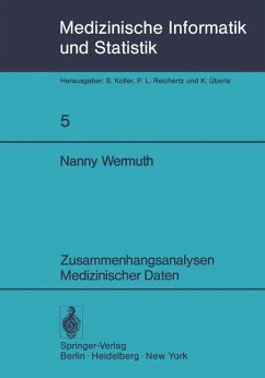 Zusammenhangsanalysen Medizinischer Daten - Wermuth, N.