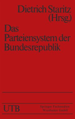 Das Parteiensystem der Bundesrepublik - Staritz, Dietrich