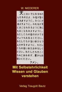 Cover Mit Selbstehrlichkeit Wissen und Glauben verstehen