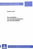 Das Verhalten von Sonderschullehrern bei Normverstössen