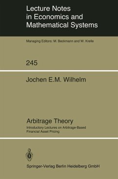 Arbitrage Theory - Wilhelm, Jochen E.M.