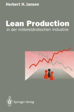Lean production in der mittelständischen Industrie. Cover Lean production in der mittelständischen Industrie.
