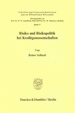 Cover Risiko und Risikopolitik bei Kreditgenossenschaften.