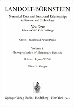 Photoproduction of Elementary Particles / Photoproduktion von Elementarteilchen / Landolt-Börnstein, Numerical Data and Functional Relationships in Science and Technology 8 - Genzel
