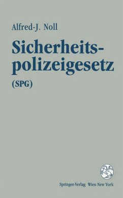 Cover Sicherheitspolizeigesetz (SPG)