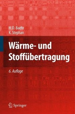 Wärme- und Stoffübertragung - Baehr, Hans Dieter und Karl Stephan