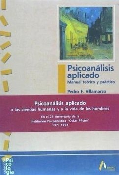 Psicoanálisis aplicado : manual teórico y práctico - Fernández-Villamarzo Sánchez, Pedro
